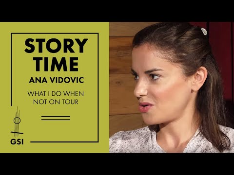 What Ana Vidovic does when she's not on tour.