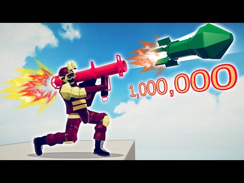 SUPER ULTRA ROCKET LAUNCHER vs EVERY UNIT | TABS - Totally Accurate Battle Simulator