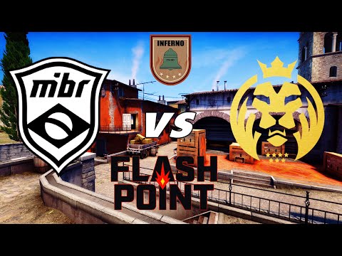 MIBR vs MAD LIONS Melhores Momentos (MD3) Map2 Inferno GRANDE FINAL FlashPoint 1