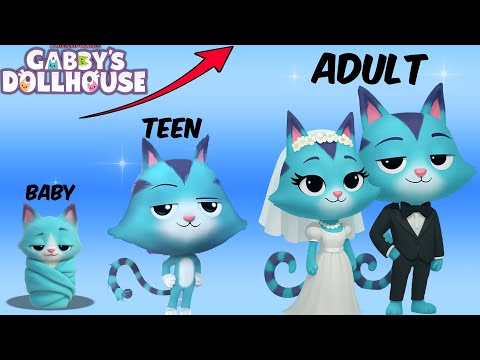 Gabby’s Dollhouse Characters Growing Up Evolution!😸🏚️📈 | Cat Rat, Gabby, Dj Catnip