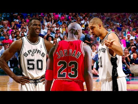 The Day Michael Jordan Showed Tim Duncan & David Robinson Who Is The Boss