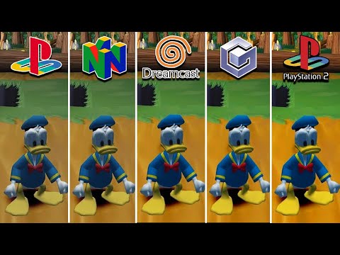 Donald Duck: Goin' Quackers (2000) PS1 vs N64 vs Dreamcast vs Gamecube vs PS2 (Which One is Better?)
