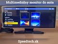 LCD monitor 11,26" - Apple CarPlay / Android auto / Bluetooth / WIFI / kamerový vstup AHD - Video Youtube