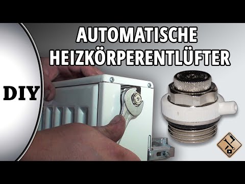 How to install automatic radiator air vents?