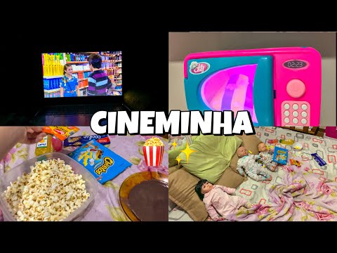 CINEMINHA EM CASA COM AS BABYS!!!🍿🏠