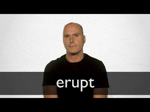 ERUPT Synonyms | Collins English Thesaurus