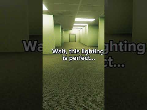 Why does the backrooms have perfect lighting?? #gym #backrooms