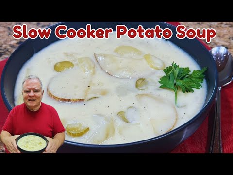 Slow Cooker Potato Soup - Post Holiday Meal That’s So Easy and Classic Comfort Food! 