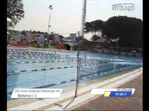 Serie 3 dei 200 Misti  Assoluti Femmine Master - 11 Memorial Andrea Bettiol