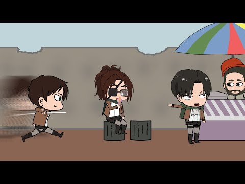 Chibi Titan Academy #5 - Training Swords - Attack On Titan Fan Made