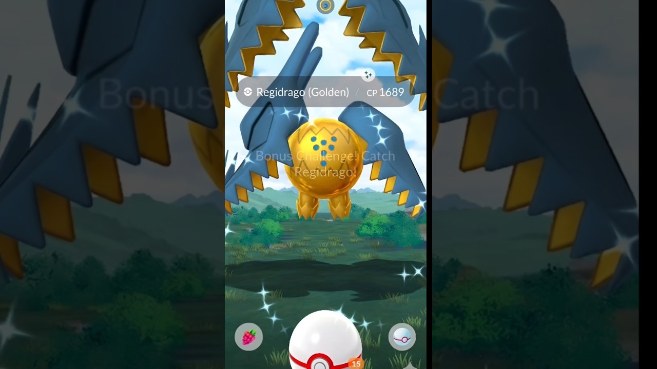 Shiny Drago Legendary Catch in First Raid #shorts #raid #shiny #regidrago #pokemon #ultragoo