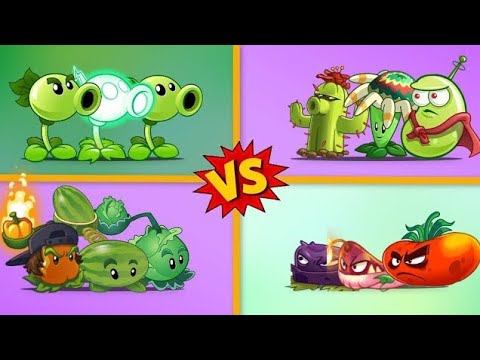Random All Team 3 Plants PVZ 2 vs PVZ 3 - Which Version Will Win?#games ###zombie