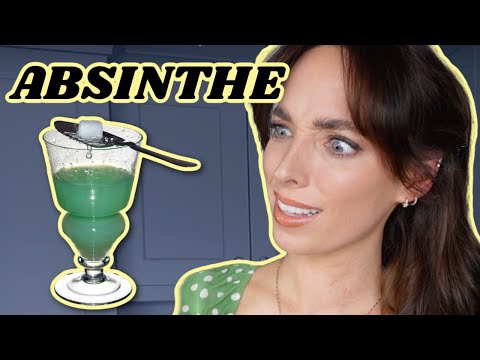 IRISH GIRL DRINKS ABSINTHE DRIP FOR THE FIRST TIME | How to drink Absinthe | Cocktails with Ciara