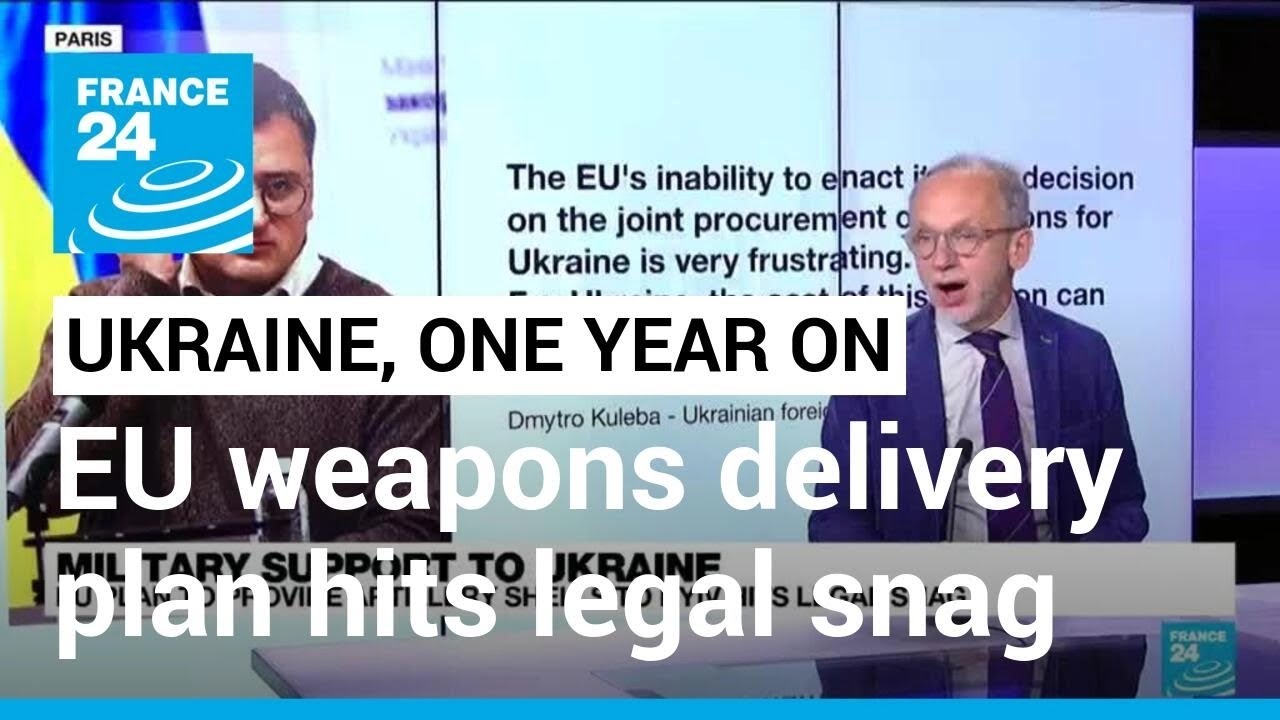 EU plan to provide artillery shells to Ukraine hits legal snag • FRANCE 24 English