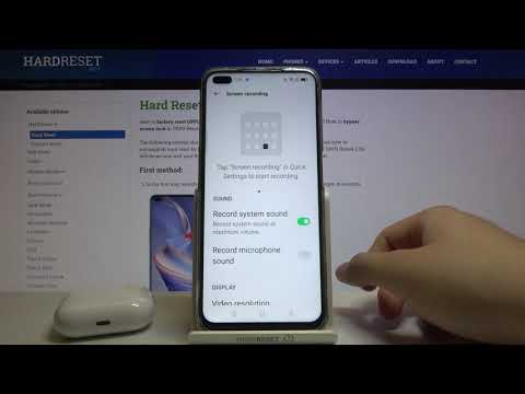 How to Change Sound Settings in Screen Recorder on OPPO Reno4 Z 5G – Screen Recorder Settings