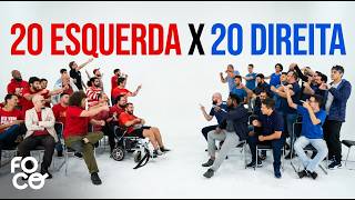 20 ESQUERDA VS 20 DIREITA CHEGAM EM CONSENSO