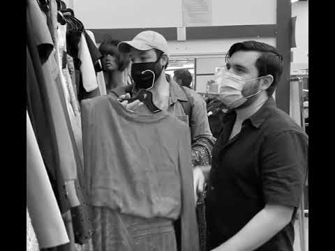 CELESTINO: Thrift store dress transformed into a Couture Dream