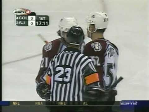 NHL 2004 04 22 04 Avalanche at Sharks gm 1