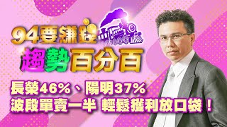 長榮46%、陽明37%波段單賣一半 