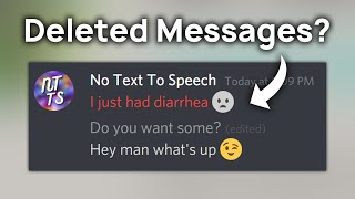 How to see Deleted/Edited Discord Messages