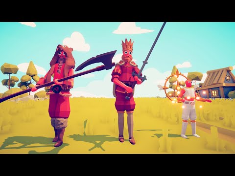 Chronomancer & The King & Jarl vs 3x EVERY UNIT - Totally Accurate Battle Simulator