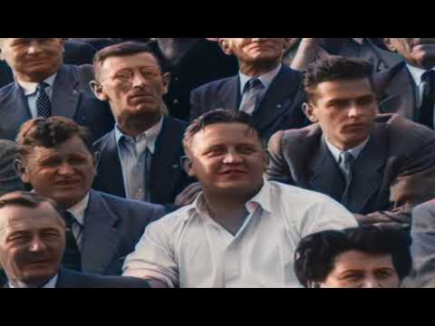 World cup 1954 england vs belgium colorised and restored hd