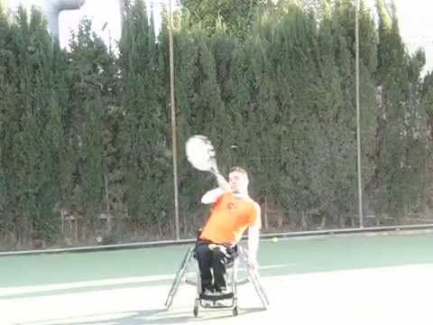 Kike Siscar - Exhibicion Tenis Silla de Ruedas (19/01/2013)