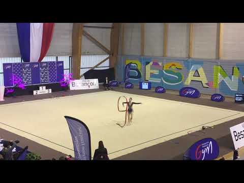 Léa Garcia ruban - Nat B 18 ans et + - France Besançon 2018