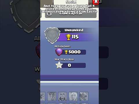 Bro reached Legend league with those troops ☠️ ll Clash of clans ll #shorts #clashofclans #coc