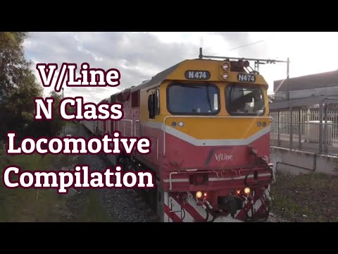 V/Line N Class Locomotive Compilation