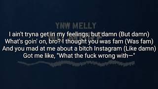 YNW Melly - No More ( Official Lyrics Video)