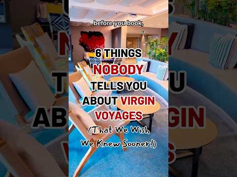 6 things that NOBODY tells you about Virgin Voyages! #cruise #shorts