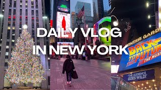 [ アメリカ生活 ] クリスマスのニューヨーク旅🇺🇸🎄🗽心躍るニューヨークのクリスマスを満喫する🤶