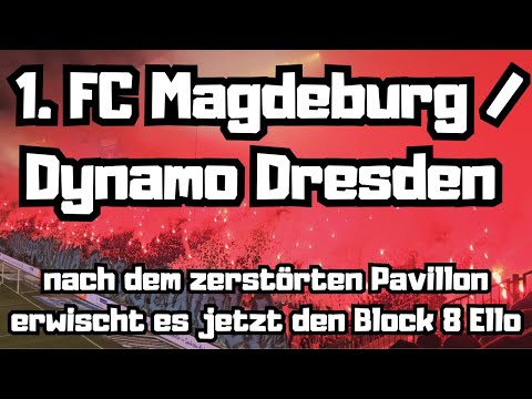 1. FC Magdeburg - Dynamo Dresden / Block 8 TV