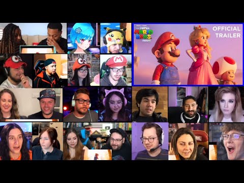 The Super Mario Bros. Movie | Official Trailer REACTION MASHUP