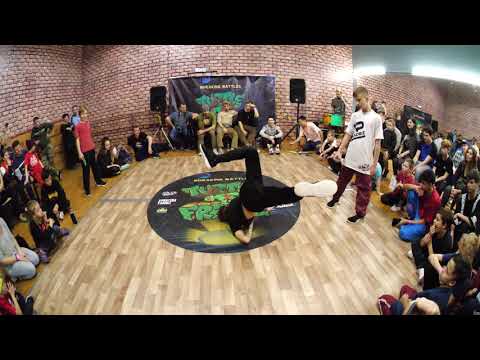 финал до 14 лет bboy Shock г.Хвалынск vs bboy Kagor г.Рязань - TurtleFreeze Battle