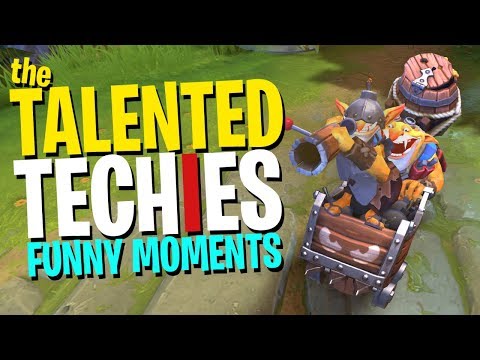 The Talented Techies - DotA Funny Moments