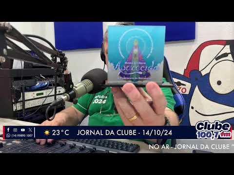 Jornal da Clube - 14/10/24 - Edição da Manhã