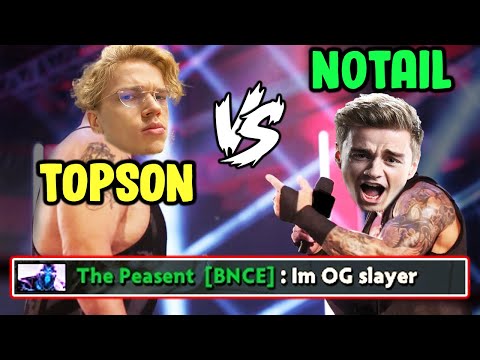 Topson BOUNTY HUNTER vs N0taiL ENIGMA (MID LANE BATTLE) - FUNNY GAME - DOTA 2 DOTA 2