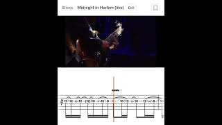 Derek Trucks - Midnight In Harlem (live) - incredible slide guitar solo with tabs