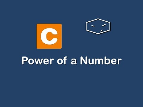 power of a number in c