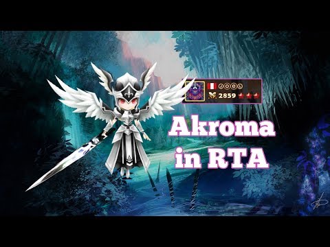 The Power of Akroma (Light Valkyrja) ft. Josephine in G3 RTA - Summoners War