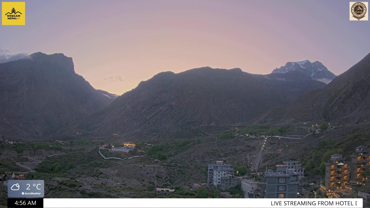 Live webcam view of Muktinath Himalayan Valley & Village