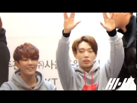 160109 아이콘 iKON 분당팬싸1 벌칸살루트 인사하는 바비 BOBBY