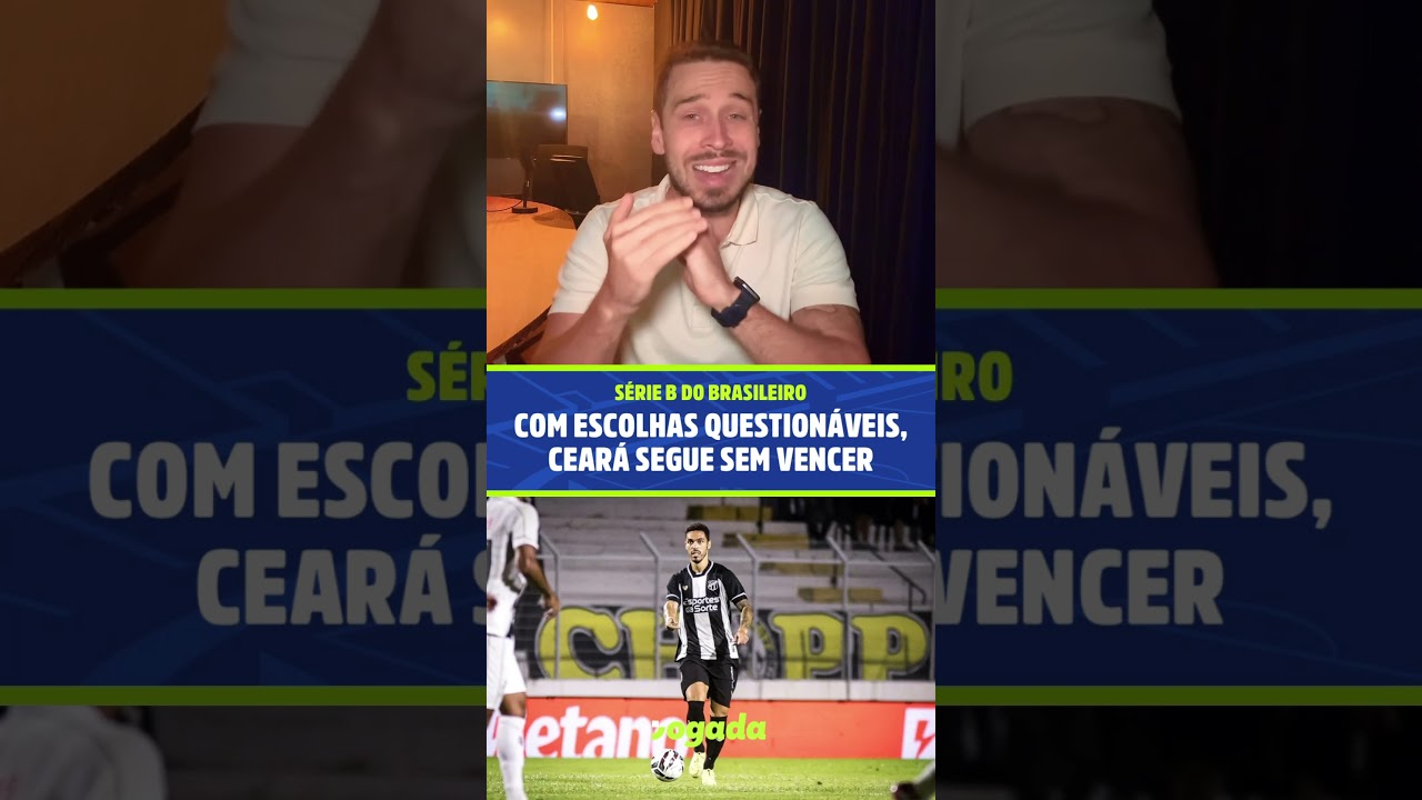 Imagem da notícia Análise: Ceará empata por limitações da Ponte Preta e escolhas de Mozart seguem questionáveis