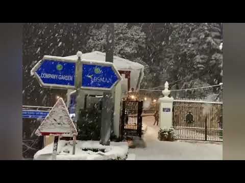 Officer Trainees Enjoys Snowfall in LBSNAA |LBSNAA Campus Tour - IAS Training Centre Inside Campus