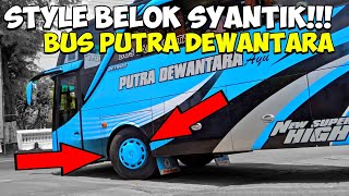 Download lagu StyLe Belok Syantiiik!!! Ala bus Putra Dewantara BIRU BIRU SHD ( Telolet Bus Metropolitan) mp3