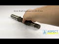 Відео огляд Вал гідронасоса Kawasaki L=305.5 mm