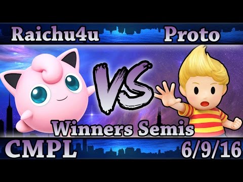 CMPL 5 - Raichu4u (Jigglypuff) Vs. Proto (Lucas) Smash Wii U Winners Semis - Smash 4