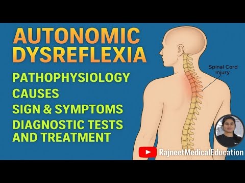 Autonomic Dysreflexia | Pathophysiology | Causes | Symptoms | Diagnose | Treatment